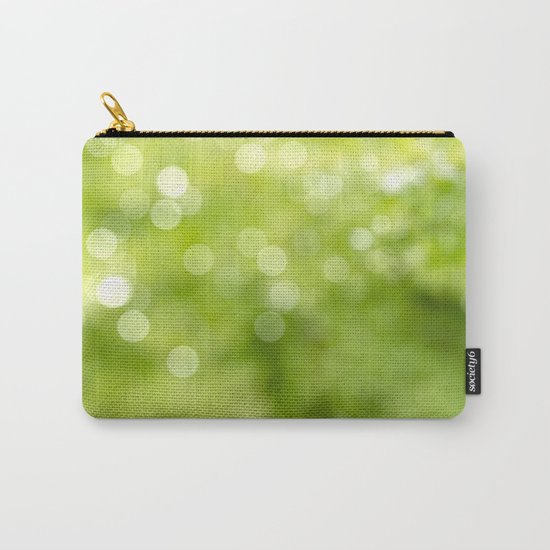 green bokeh Carry-All Pouch