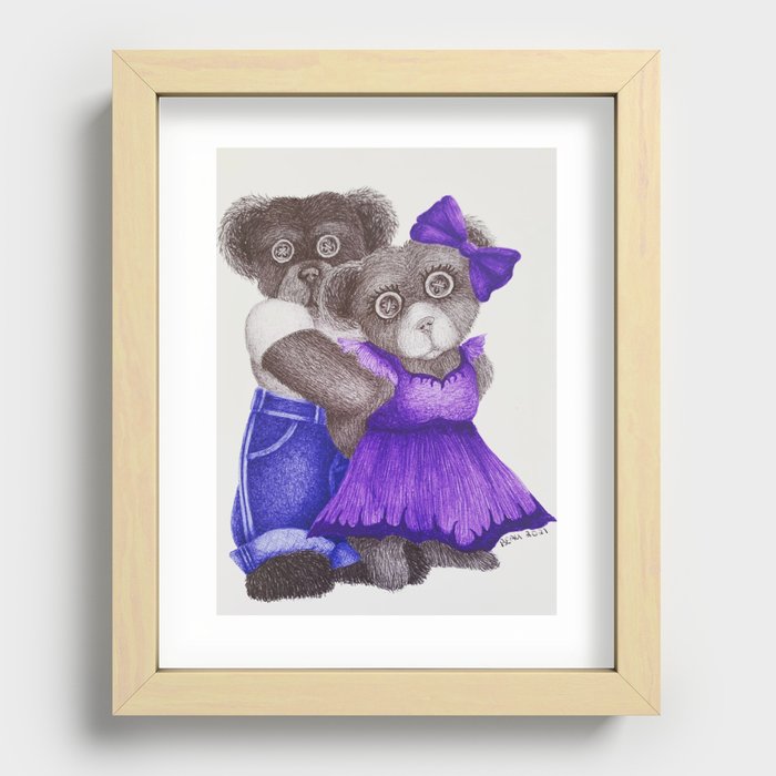 Bear/Bears/Portrait Recessed Framed Print