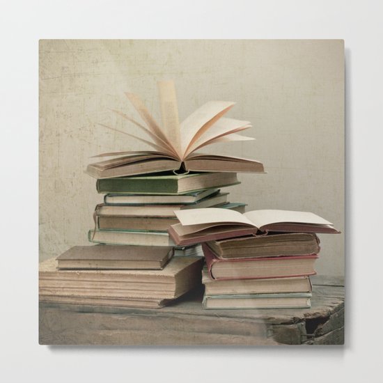 Bibliophile Metal Print