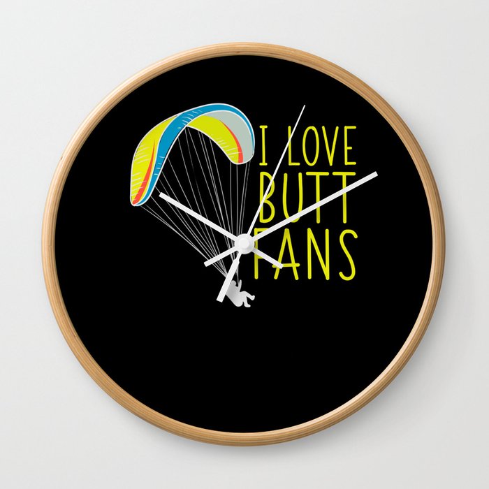 I Love Buttfans Wall Clock