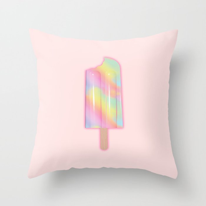 Unicorn Popsicle Throw Pillow