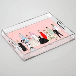 Think Pink Outfits Fashion Audrey Acrylic Tray