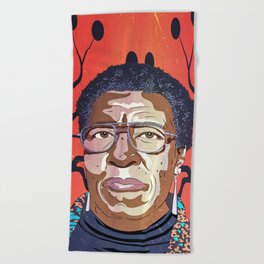 Octavia Butler Portrait Beach Towel