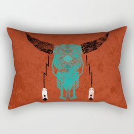 Southwest Skull Rectangular Pillow