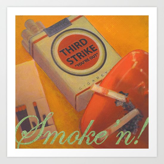 Smoke 'n Art Print