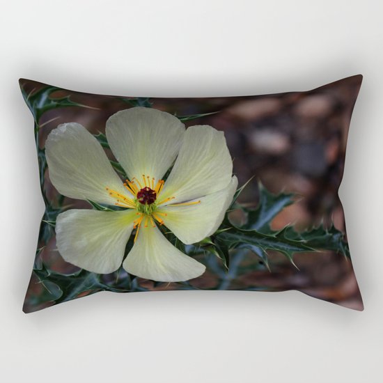 Hiding in my garden Rectangular Pillow
