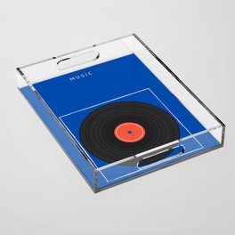 MUSIC record player Acrylic Tray