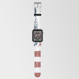 American Flag Grunge Background. Raster version. Horizontal orientation. Apple Watch Band