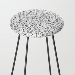 Gray Scale Snog Party Counter Stool