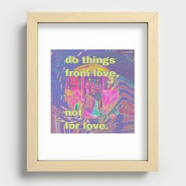 from love Recessed Framed Print