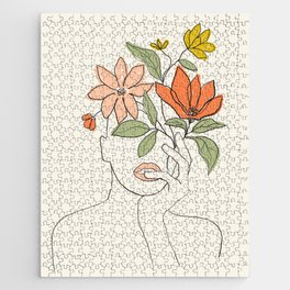 Color Blooming Line Jigsaw Puzzle