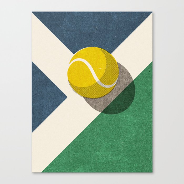 BALLS / Tennis (Hard Court) Canvas Print