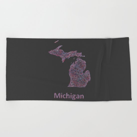 Michigan Beach Towel