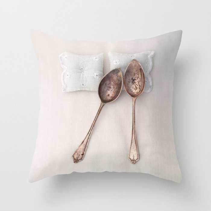 The Art of Spooning Throw Pillow