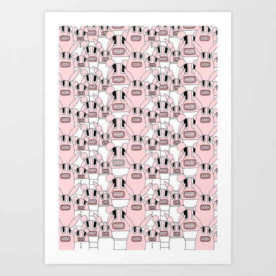 MARSHMALLOW Art Print