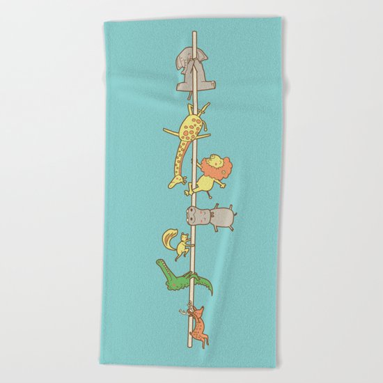 I love pole dancing Beach Towel