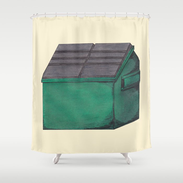 Dumpster #1 Shower Curtain