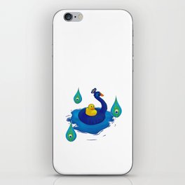 Floaty Duck iPhone Skin