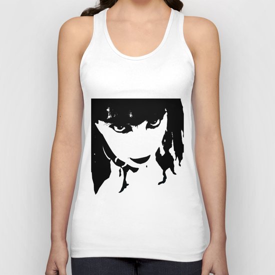 Abstract Face 4 Unisex Tank Top