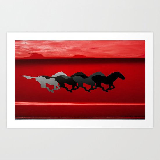 Horse Power Art Print