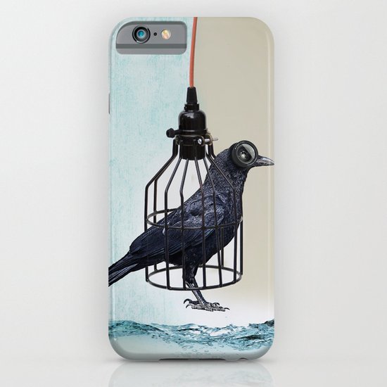bird in the wire iPhone & iPod Case