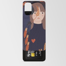 Girl And Her  Bird Android Card Case