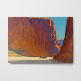 “Sunset Canyon de Chelly” by Edgar Payne Metal Print
