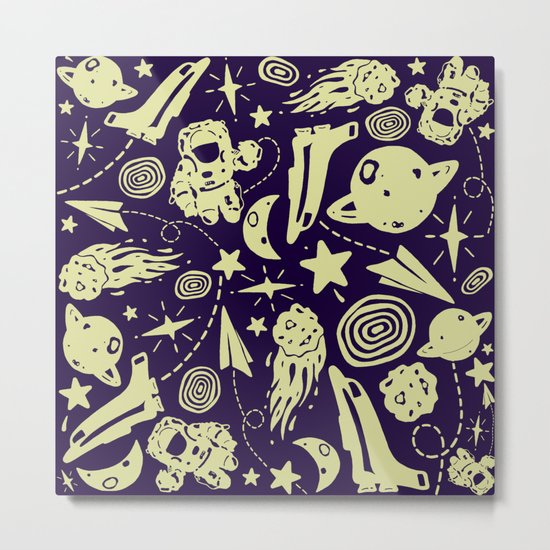 SP@CE Metal Print