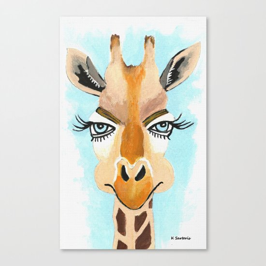The Flirt Canvas Print