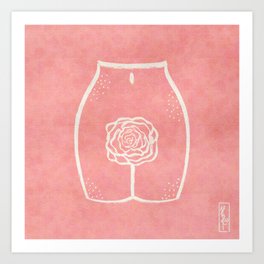 La Vie En Rose Art Print