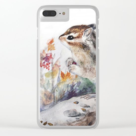 Chipmunk Clear iPhone Case