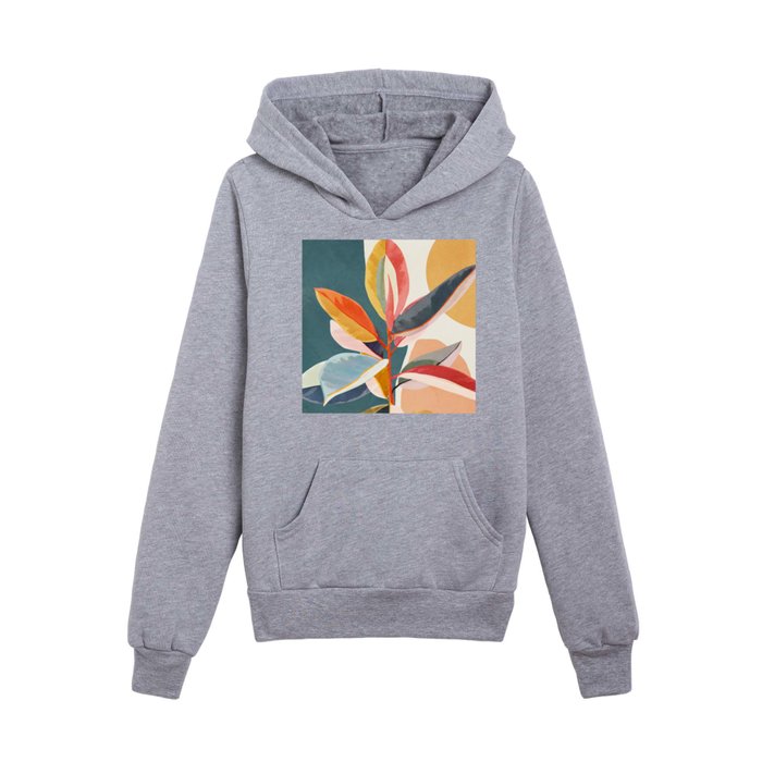 Colorful Branching Out 01 Kids Pullover Hoodie
