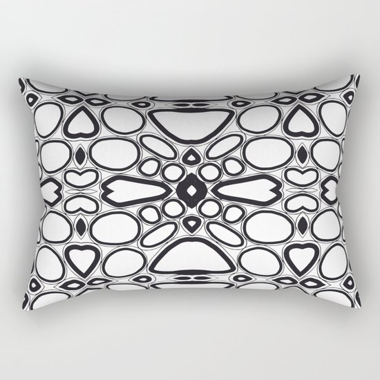 fancy grid Rectangular Pillow