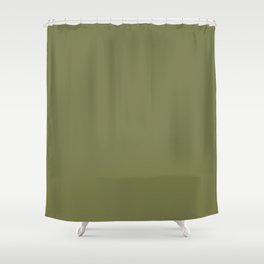 Flooded Swamp Green Shower Curtain