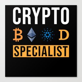 Cryptocurrency Specialist Canvas Print