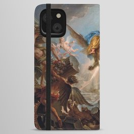 The Destruction of the Palace of Armida - Charles-Antoine Coypel 1737 iPhone Wallet Case