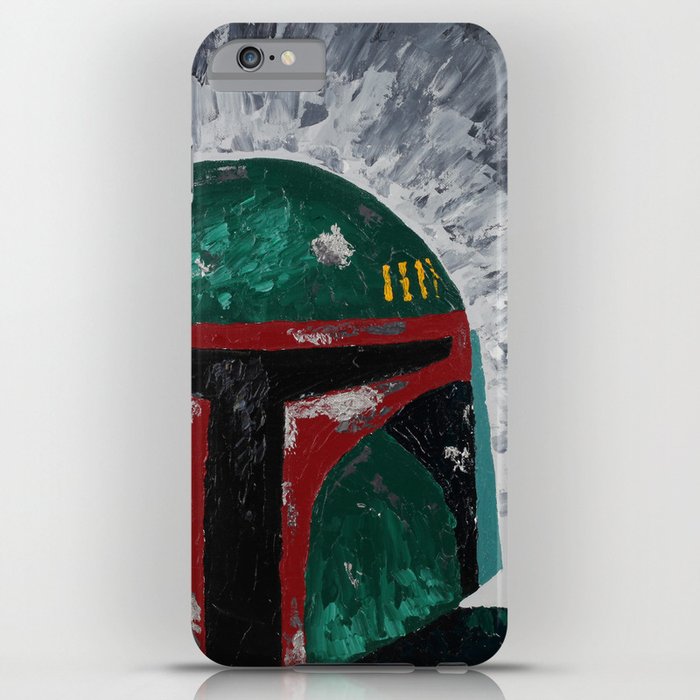 Boba Fett Palette Knife Painting Iphone Case By Pringle Society6