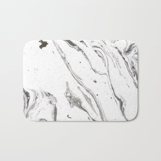 Minimalist marble Bath Mat