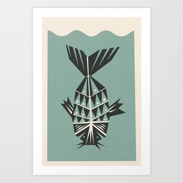 Discover the motif FISH by Yetiland as a print at TOPPOSTER