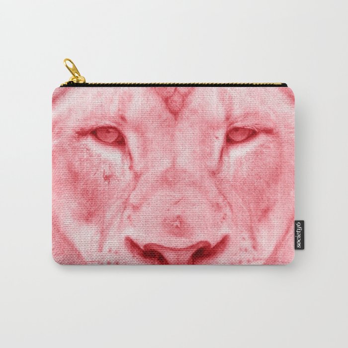 Pink lion Carry-All Pouch
