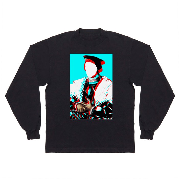 Pop Portrait Disaster with Jan Long Sleeve T Shirt