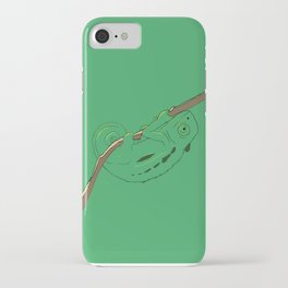 Chameleon in Green iPhone Case