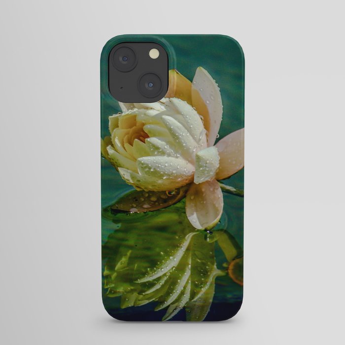Water Lily after rain iPhone Case