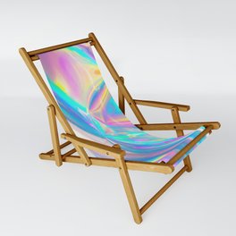 Holographic Foil Love Sling Chair