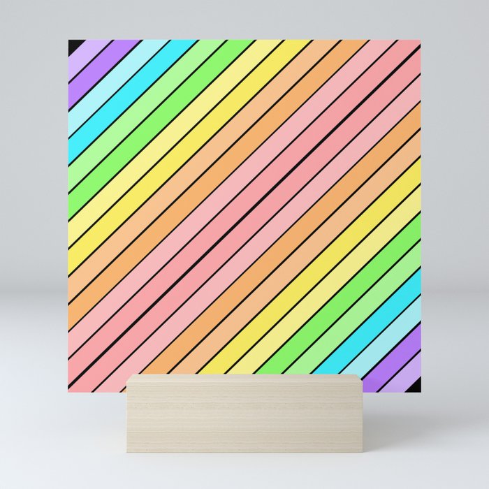 Rainbow Sherbert 2 Mini Art Print