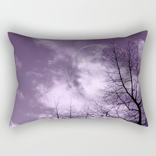 Purple Night - JUSTART © Rectangular Pillow