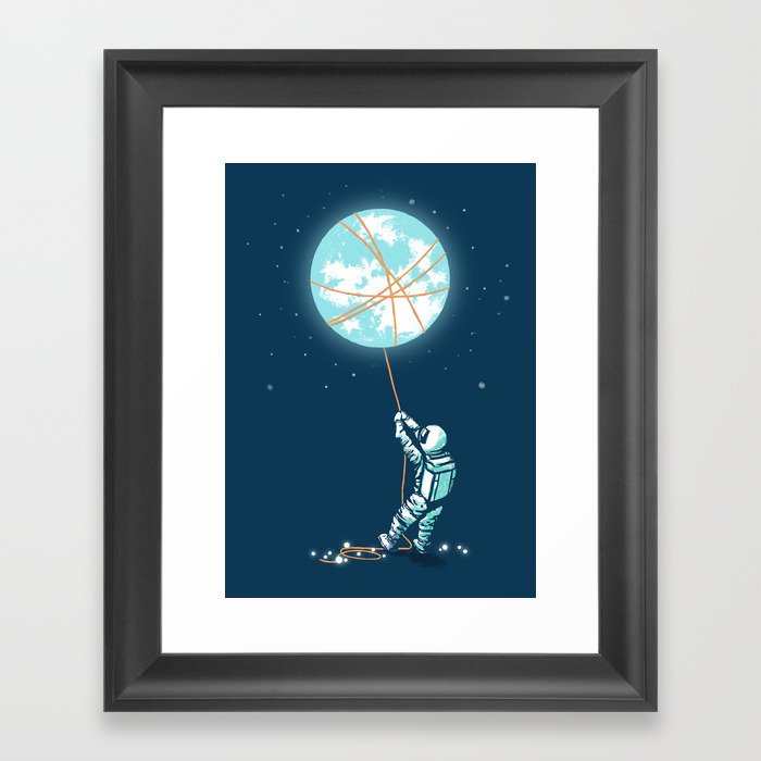The collector Framed Art Print