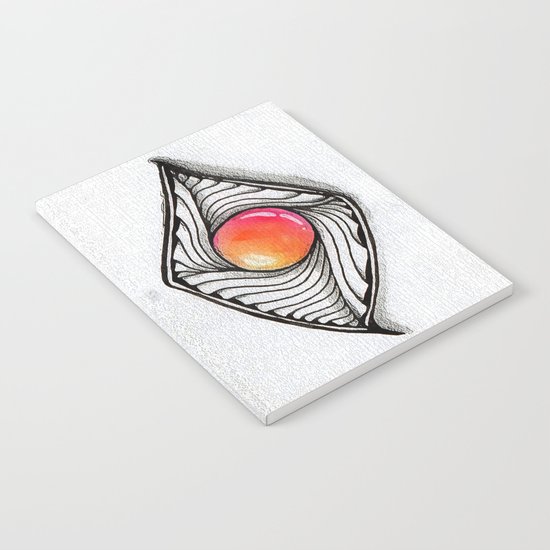 Doodled Gem Sparkle Eye Notebook