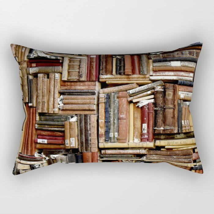 Antique Books Rectangular Pillow