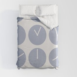 Minimal clock collection 23 Duvet Cover